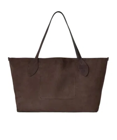 Mulberry Oversized Tree Pattern Shoulder Bag In Black