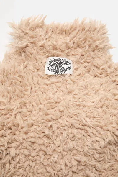 Acne Studios Oversized Cardigan In Brown