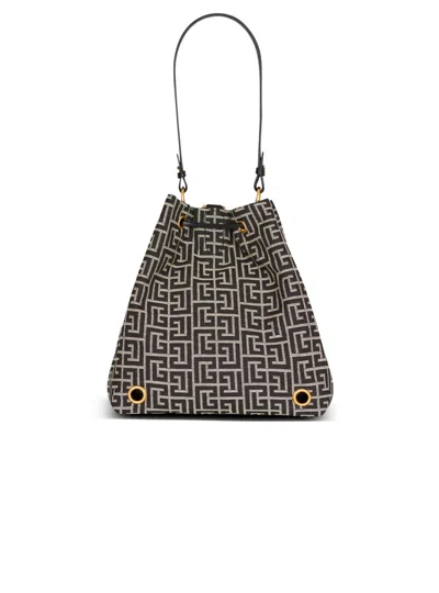 Balmain Brunello Cucinelli Openwork Knit Top With Sequins In Multi