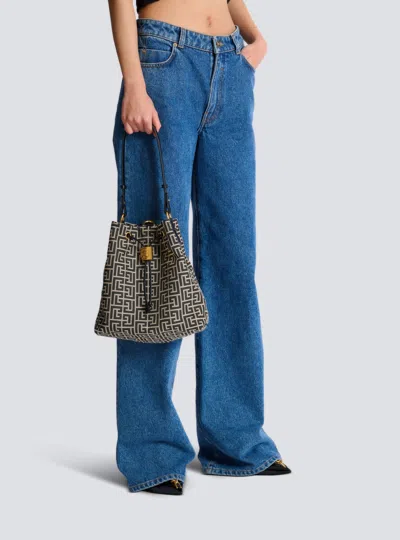 Balmain Brunello Cucinelli Openwork Knit Top With Sequins In Multi