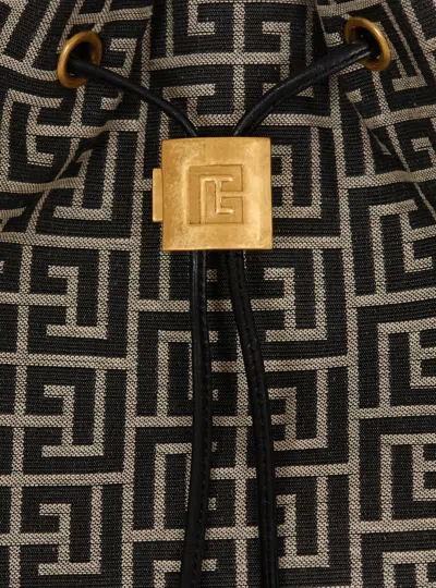 Balmain Brunello Cucinelli Openwork Knit Top With Sequins In Multi