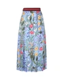 GUCCI New Flora printed silk skirt