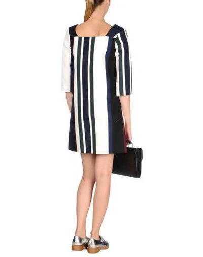 Shop Marni Short Dresses In Dark Blue