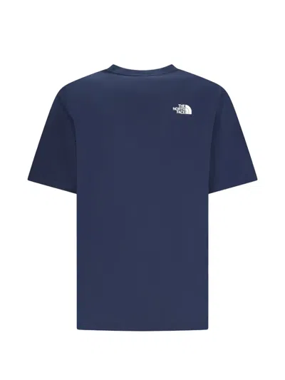 The North Face M Evolution Half Dome Regular Short Sleeve Tee In Blue