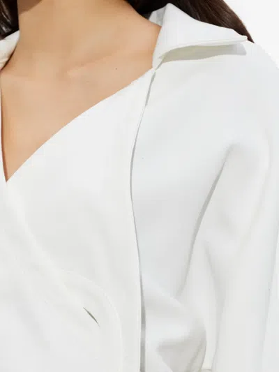 Iro Wrap-tie Blouse In White