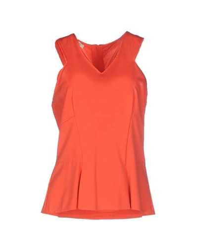 Pinko Top In Coral
