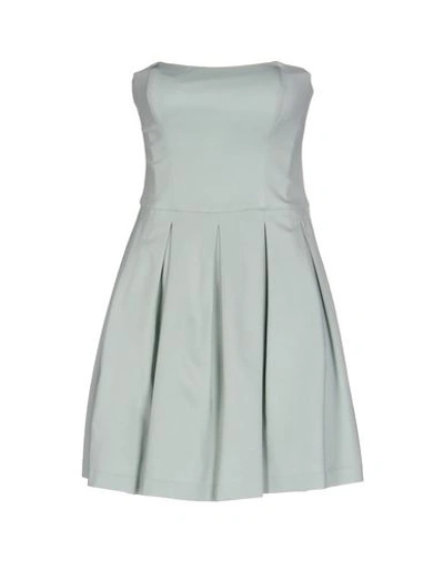 Shop Pinko Short Dress In Light Green
