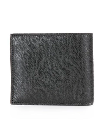 Shop Valextra Billfold Wallet In Black
