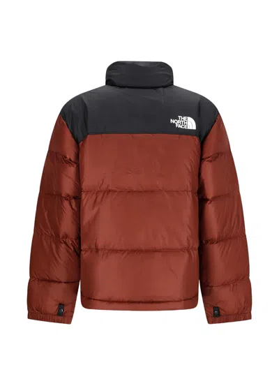The North Face Brown Color Block High Neck Jacket