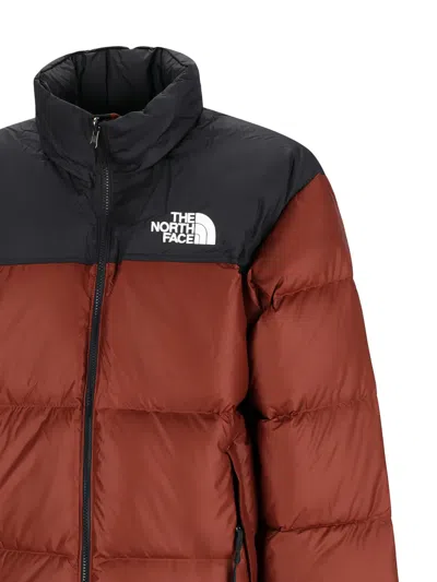The North Face Brown Color Block High Neck Jacket