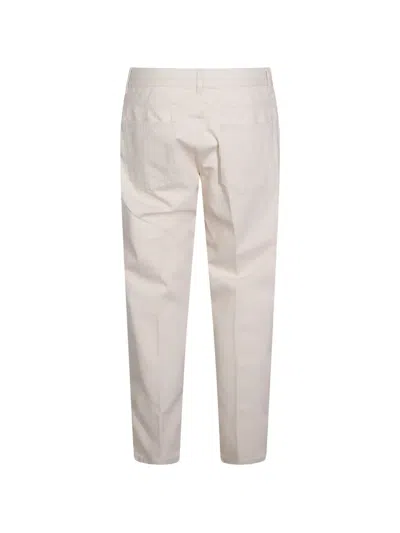 Lardini Button-fly Cotton Jeans In Neutral