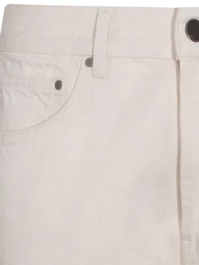 Lardini Button-fly Cotton Jeans In Neutral