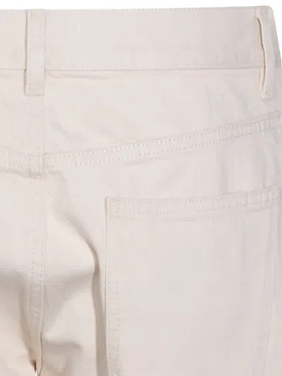 Lardini Button-fly Cotton Jeans In Neutral