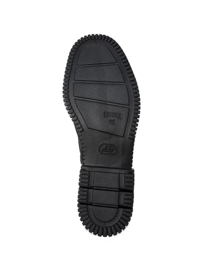Camper Pix Leather Boots In Black