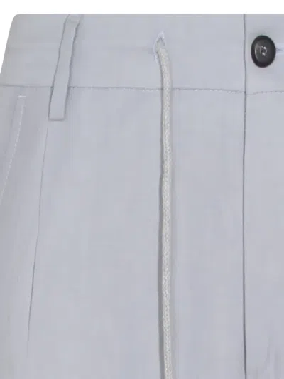 Eleventy Drawstring Trousers In Gray