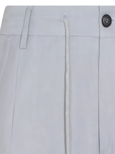 Eleventy Drawstring Trousers In Gray