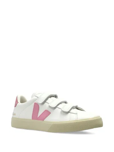 Veja Recife O.t. Leather Sneakers In White