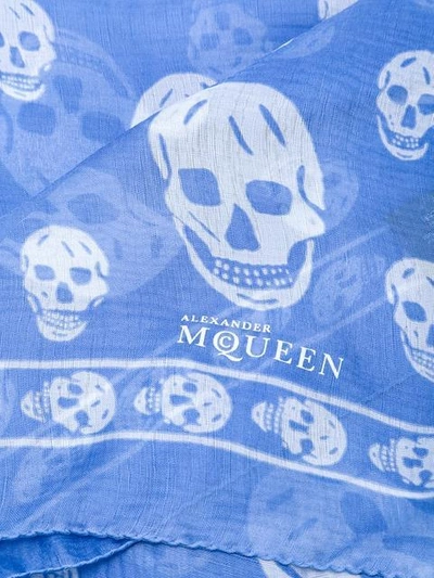 Shop Alexander Mcqueen Skull Scarf