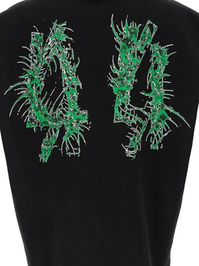 44 Label Centipede Sweatshirt Black In Black