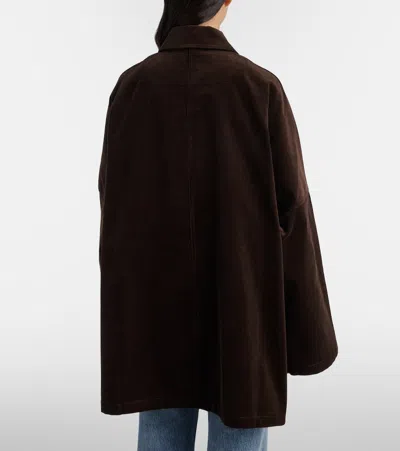 Totême Toteme Organic Cotton Corduroy Overshirt Jacket In Black