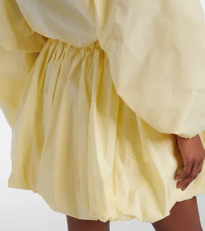 Patou Elasticated Bloomer Mini A-line Skirt In Neutral