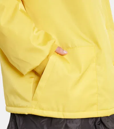 Prada Re-nylon Blouson Jacket In Yellow