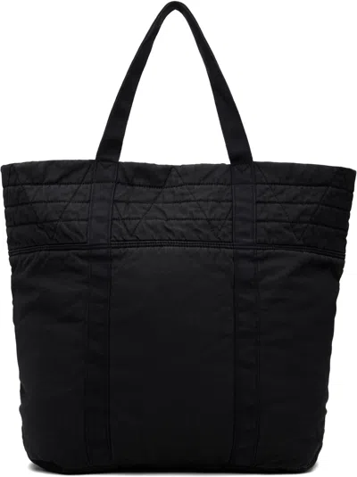 Visvim ブラック ラージ N.a.p. トートバッグ In Black