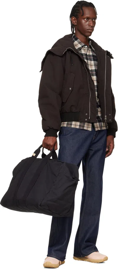 Visvim ブラック Plura ダッフルバッグ In Black