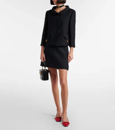 Valentino Garavani Valet Du Roi Slingback Ballerina In Mesh And Kidskin 25mm Woman Rouge Pur 41 In Red