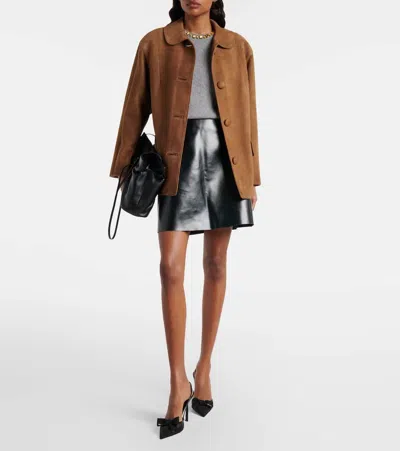 Prada Mesh Slingback Pumps Featuring Bow Detail In Black