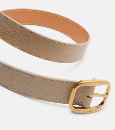 Loewe Leather Belt In Brown