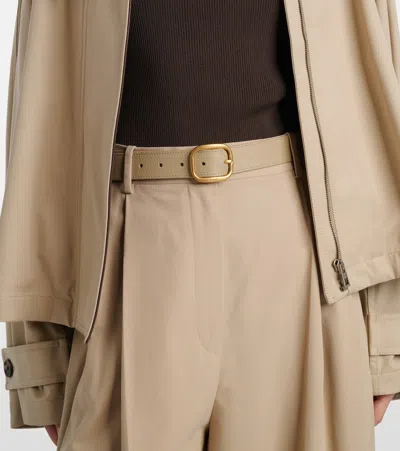 Loewe Leather Belt In Brown