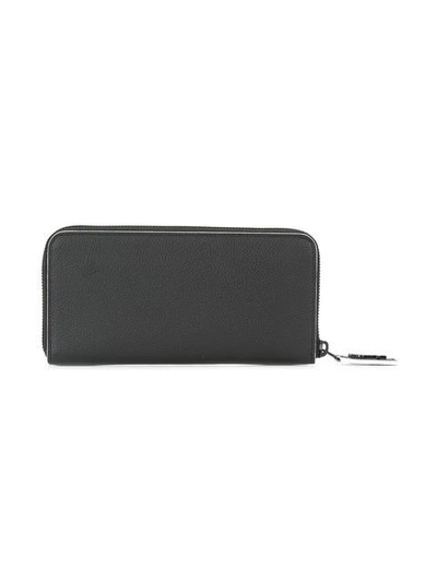 Shop Saint Laurent 'paris' Zip Around Wallet