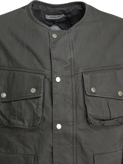 Nonnative Utility Jacket Jackets And Coats Grey In Black