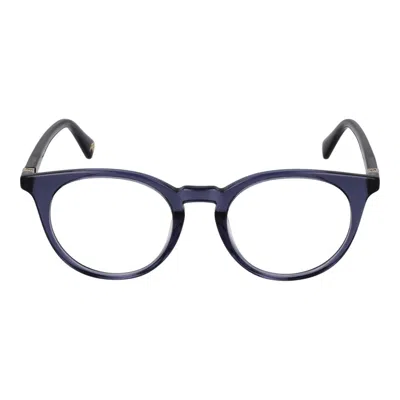 Guess Blue Unisex Optical Frames In Black