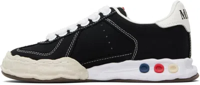 Miharayasuhiro ブラック 'herbie' Og Sole キャンバス ローカットスニーカー In Multi