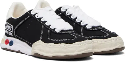 Miharayasuhiro ブラック 'herbie' Og Sole キャンバス ローカットスニーカー In Multi