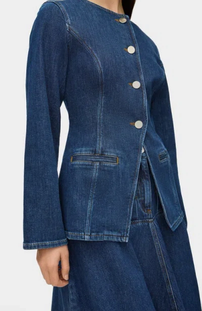 Aligne Daphne Denim Blazer In Blue