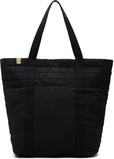 Visvim ブラック ミディアム N.a.p. トートバッグ In Black