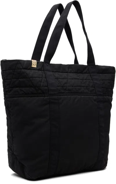 Visvim ブラック ミディアム N.a.p. トートバッグ In Black