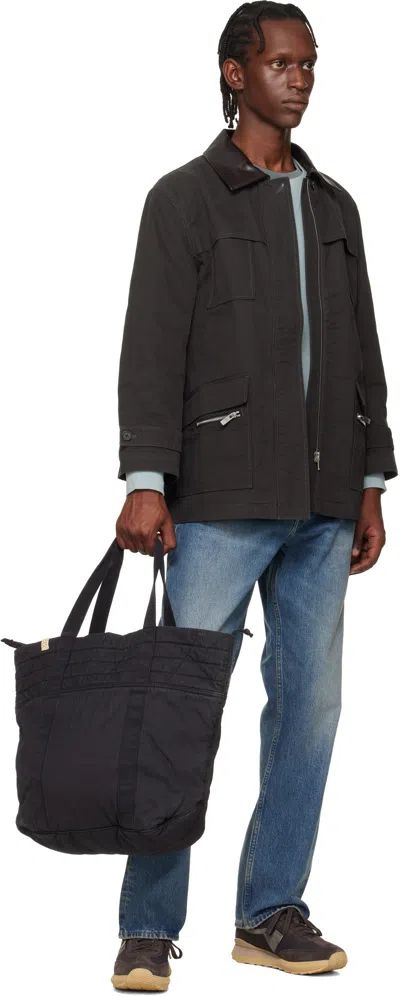 Visvim ブラック ミディアム N.a.p. トートバッグ In Black