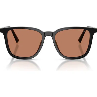 Miu Miu 0mu B03s Square-frame Sunglasses In Brown