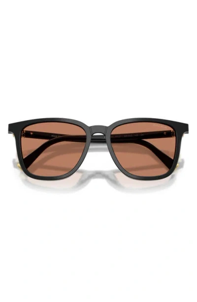 Miu Miu 0mu B03s Square-frame Sunglasses In Brown
