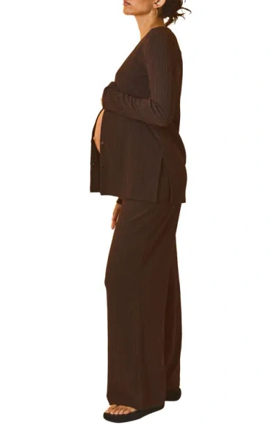 Hatch The Edan Pull On Pant In Brown