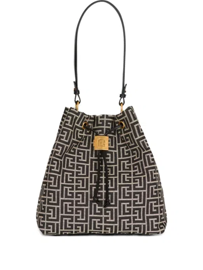 Balmain Brunello Cucinelli Openwork Knit Top With Sequins In Multi