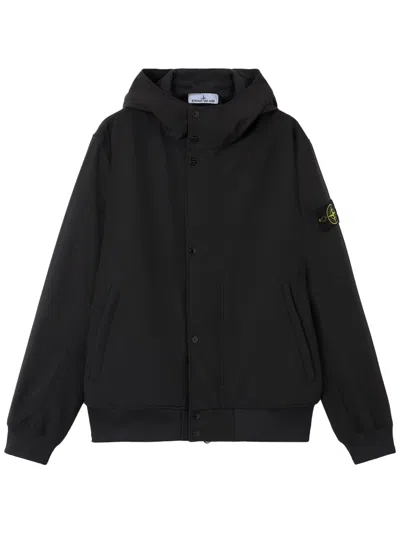 Stone Island Outerwear In Black