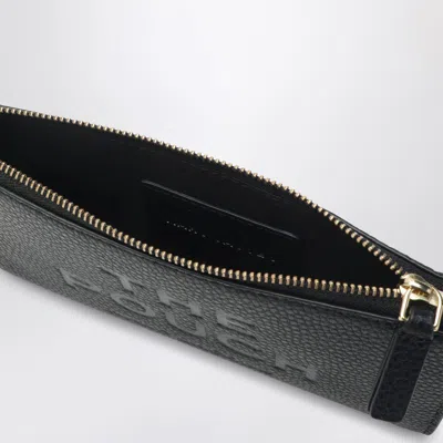 Marc Jacobs Rectangular Leather Clutch Wrist Strap In Blue