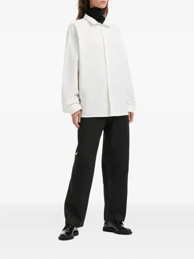 Ader Error Button Shirt In White