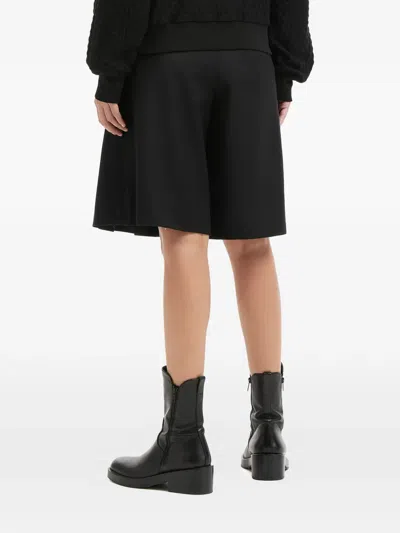 Ader Error Pleated Shorts In Black