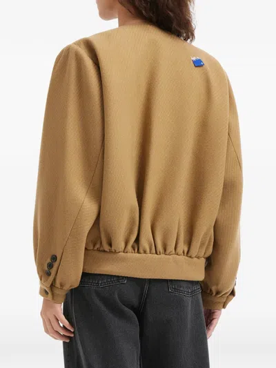 Ader Error Atte Button-up Jacket In Brown